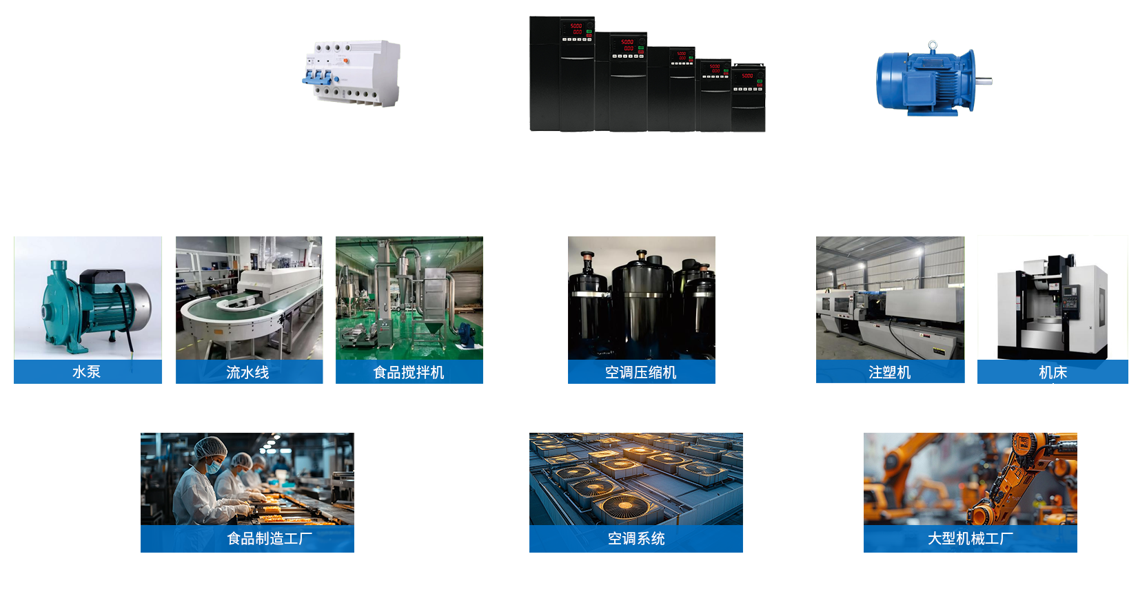 变频器应用范围和场景